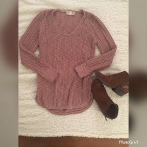 Pink Republic Sweater with Side Details